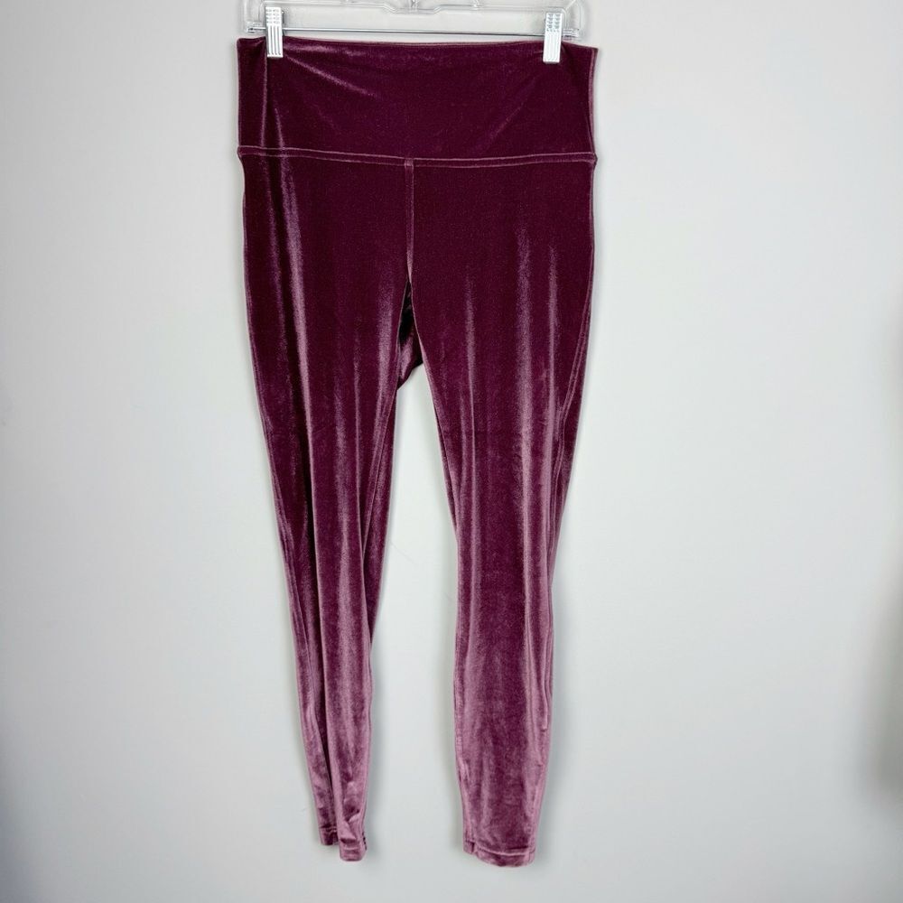 LULULEMON | Special Edition Wunder Lounge Velvet Garnet Leggings Women’s Size 12 - Picture 5 of 14